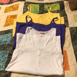 Set of 3 camisoles